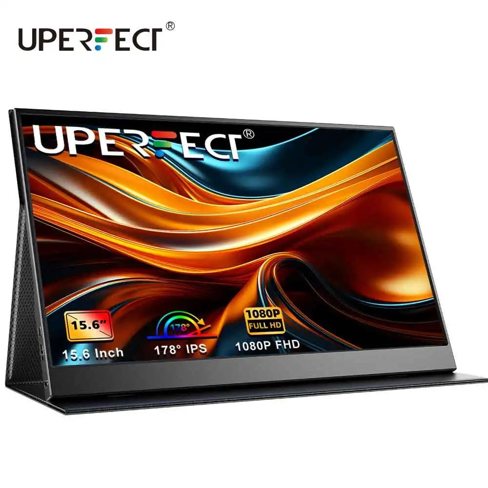 UPERFECT ޴  15.6ġ FHD 1080P USB C 3.1 HDMI ̹ Ʈ󽽸 IPS ÷(Ʈ Ŀ  Ŀ ) HDR ÷  ÷ Ʈ PC ȭ ܺ ȭ